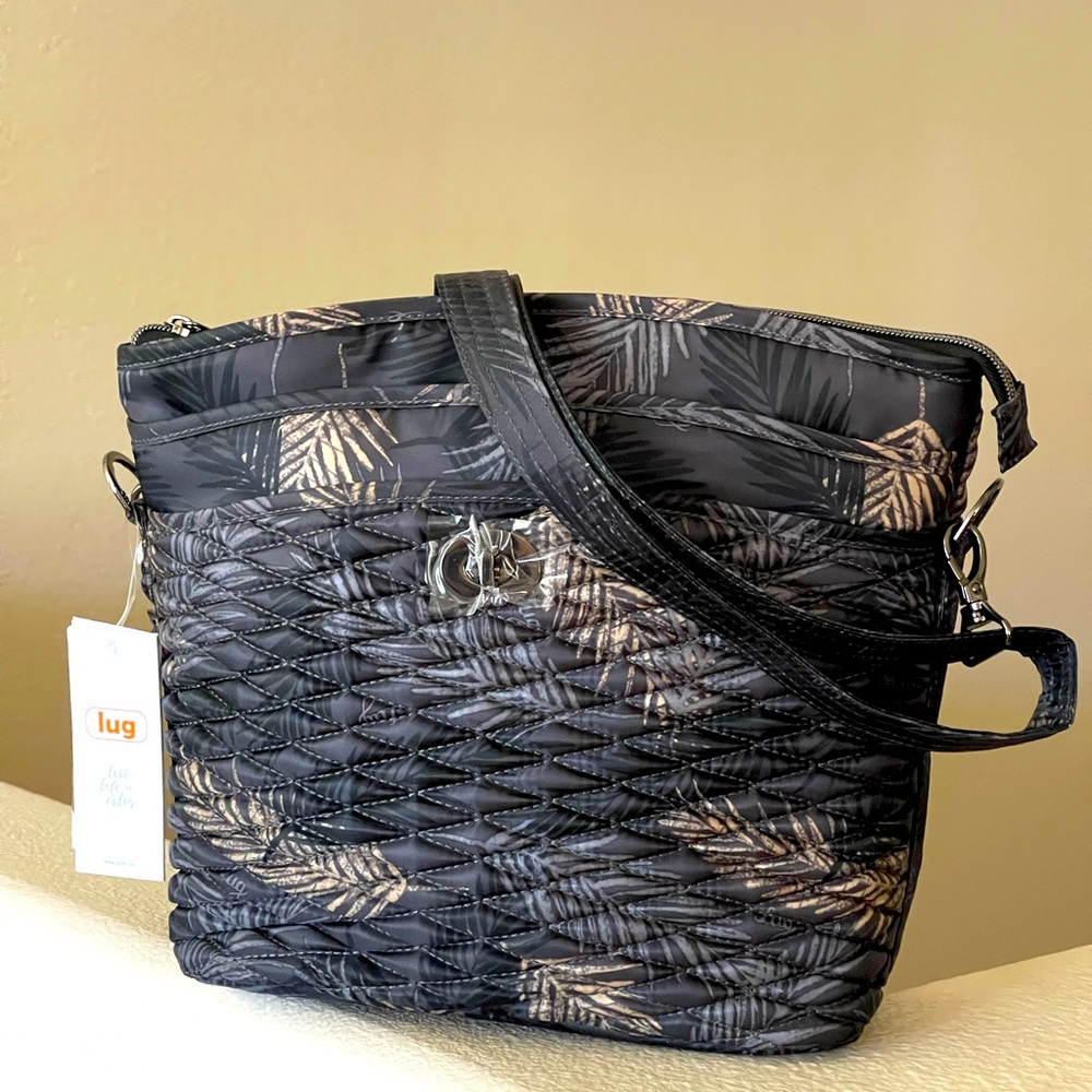 LUG Adagio Quilted Tropical Fog Grey OS RFID